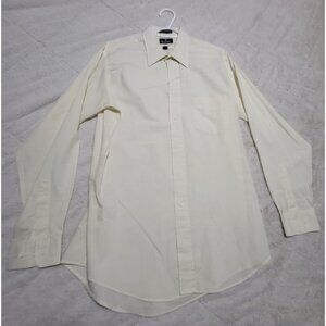Surrey Button Down Shirt 16 34/35 White Single needle tailoring